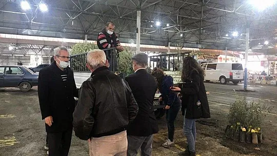Fidanlar üreticilere teslim edildi