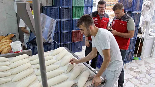 Fırınlarda gramaj ve hijyen denetimi