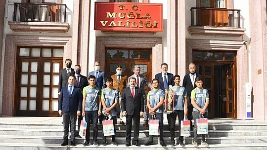 GALE 48 ekibi Vali Tavlı'yı ziyaret etti