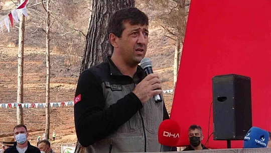 Geleceğe nefes projesi kapsamında Marmaris'te 50 bin fidan dikildi