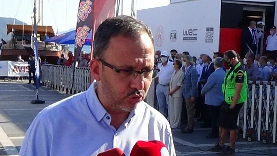Gençlik ve Spor Bakanı Kasapoğlu Dünya Ralli Şampiyonası'na start verdi