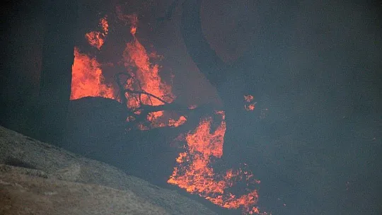 Gökbel Dağları alev alev yanıyor