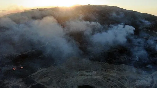 Gökbel Dağları alev alev yanıyor