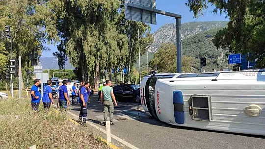 Gökova kavşağında kaza