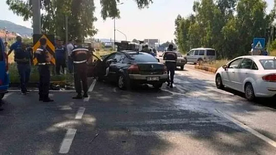 Gökova kavşağında kaza