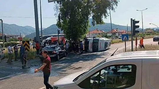 Gökova kavşağında kaza