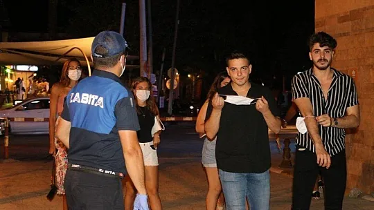 Göltürkbükü ve Yalıkavak'ta Covid-19 denetimi