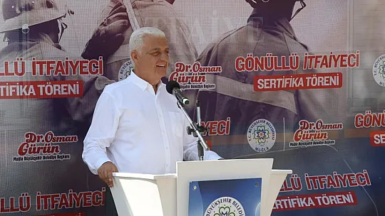 Gönüllü İtfaiyeciler Sertifikalarını Aldı
