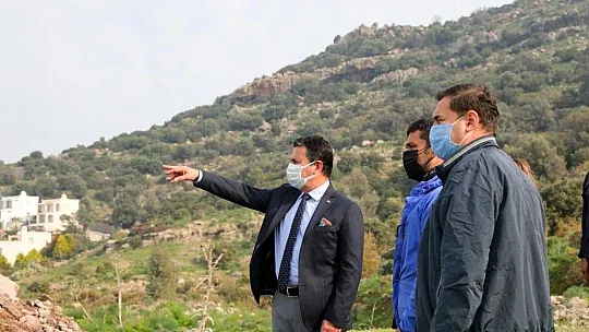 Gündoğan ve Küçükbük'te yol çalışmaları devam ediyor