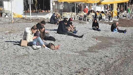 Güzel havanın tadını çıkardılar