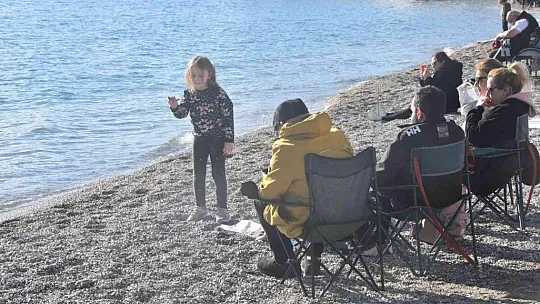 Güzel havanın tadını çıkardılar