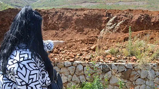 Hatıra Ormanı'nda dikilen fidanlar, toprağın altında kaldı