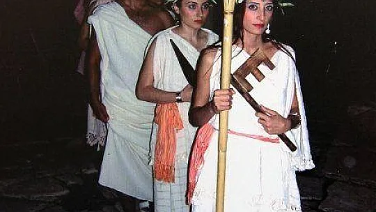 Hekate kutsal alanında sütunlar ortaya çıkıyor