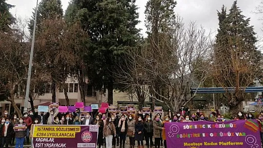Kadınlardan İstanbul sözleşmesinin feshedilmesine tepkı