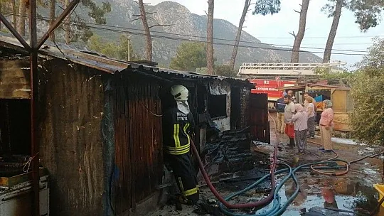 Buzdolabı motoru yangın çıkardı