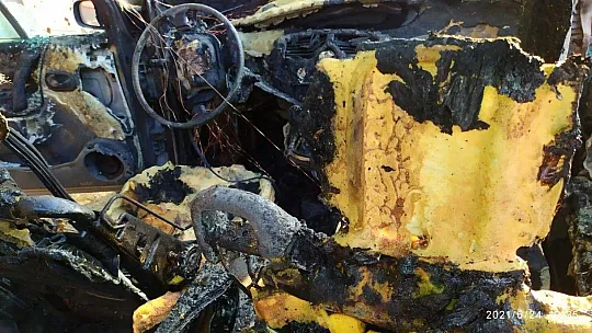 Köyceğiz'de araç yangını