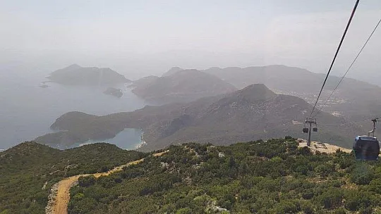Engelliler Teleferikle Babadağ'a çıktı