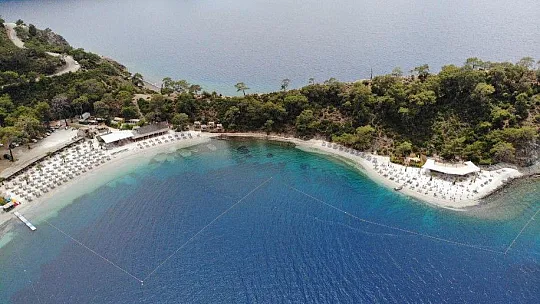 Bezos ve Gates Sea me Beach'de