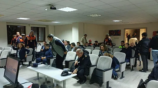 FETHİYE'DE 18.57 TATBİKATI YAPILDI