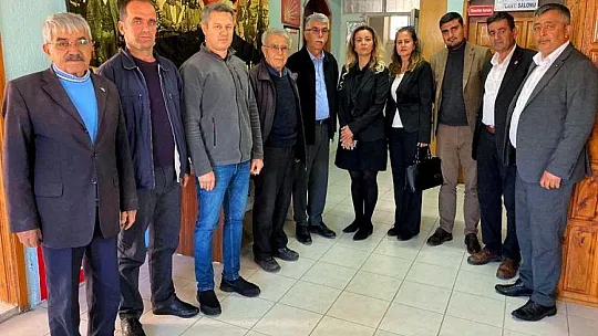 ADAY ADAYI NEZAHAT GÜLER ZİYARETLERİNİ SÜRDÜRÜYOR