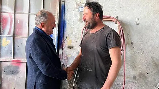 BEHÇET SAATCI SANAYİ ESNAFIYLA BİR ARAYA GELDİ
