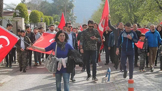 İdlib Şehitleri Fethiye'de de Unutulmadı