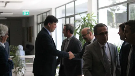 Bayramlaşma töreni yapıldı