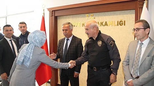 Bayramlaşma töreni yapıldı