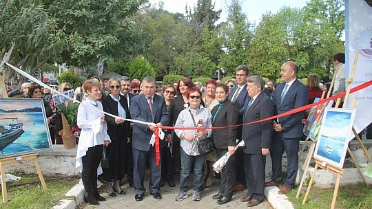 Kursiyerlerin çalışmaları sergilendi