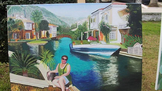 Kursiyerlerin çalışmaları sergilendi