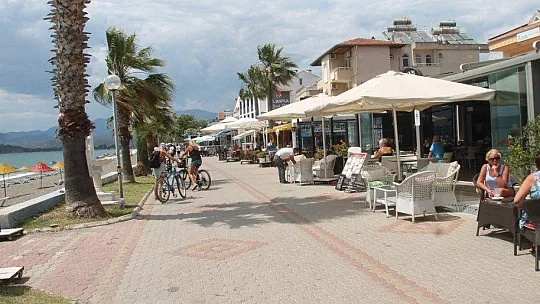 ÇALIŞ PLAJI'NDA SOSYAL MESAFELİ DÜZENLEME