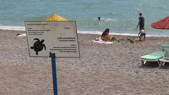 ÇALIŞ PLAJI'NDA SOSYAL MESAFELİ DÜZENLEME