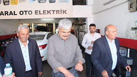 Otgöz sanayi esnafını ziyaret etti