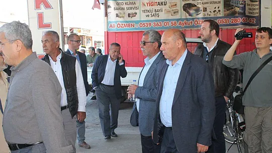 Otgöz sanayi esnafını ziyaret etti