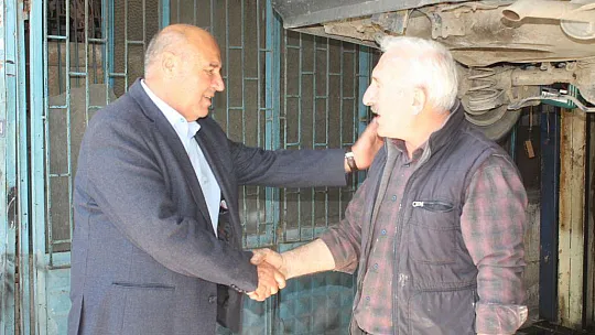 Otgöz sanayi esnafını ziyaret etti