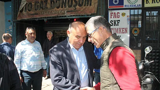 Otgöz sanayi esnafını ziyaret etti