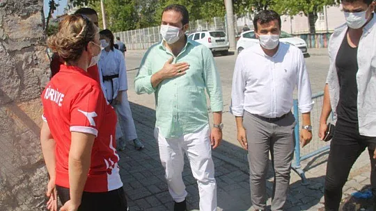 Milli Sporculardan Kaymakam Fırat'a Özel Gösteri