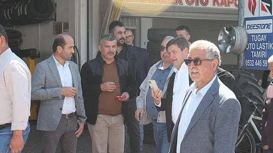 Otgöz sanayi esnafını ziyaret etti