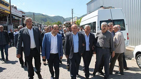 Otgöz sanayi esnafını ziyaret etti