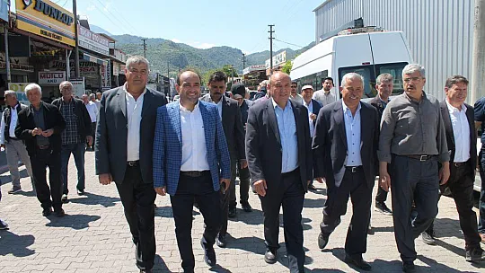 Otgöz sanayi esnafını ziyaret etti