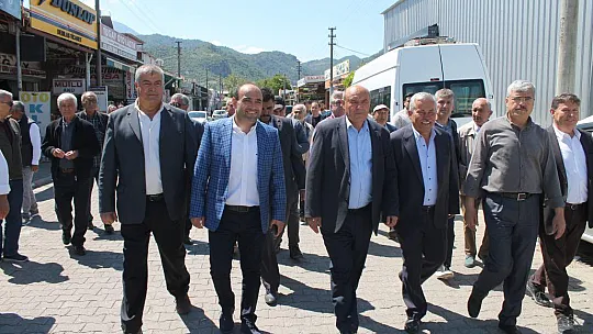 Otgöz sanayi esnafını ziyaret etti