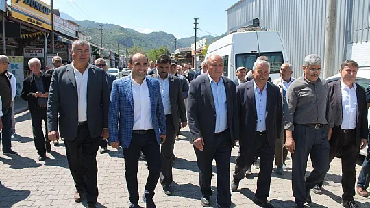 Otgöz sanayi esnafını ziyaret etti