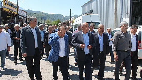 Otgöz sanayi esnafını ziyaret etti