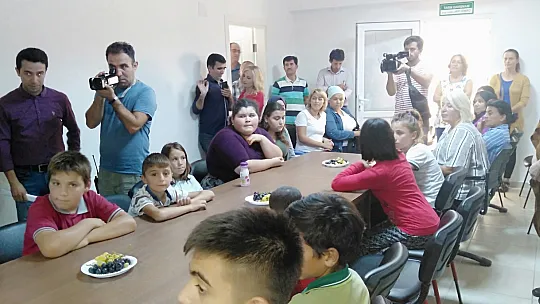 Özel çocukların toprağa dokunma sevinci