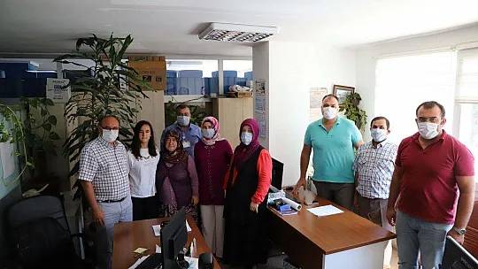 BAŞKAN OTGÖZ'DEN BELEDİYE ÇALIŞANLARINA BAYRAM ZİYARETİ