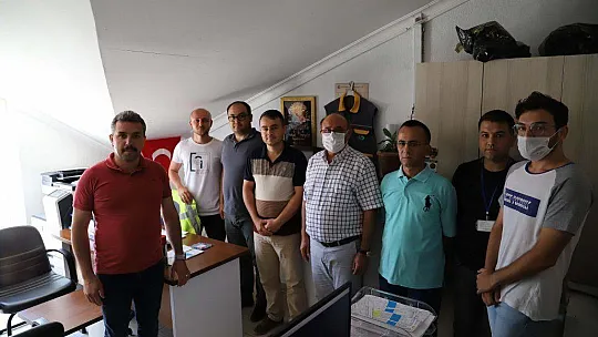 BAŞKAN OTGÖZ'DEN BELEDİYE ÇALIŞANLARINA BAYRAM ZİYARETİ