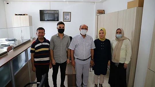 BAŞKAN OTGÖZ'DEN BELEDİYE ÇALIŞANLARINA BAYRAM ZİYARETİ