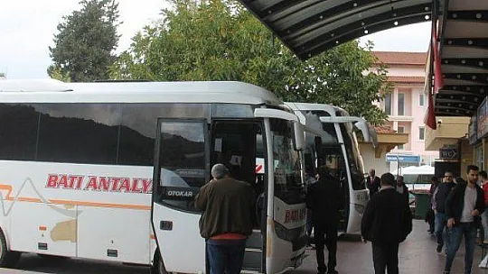Şehirlerarası otobüs yolculuğu sınırlandırıldı