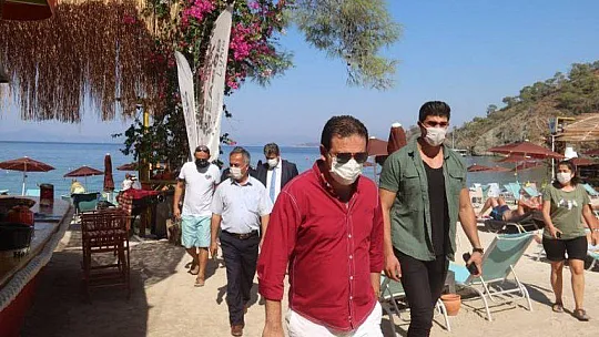 MASKE VE SOSYAL MESAFE DENETİMLERİ DEVAM EDİYOR