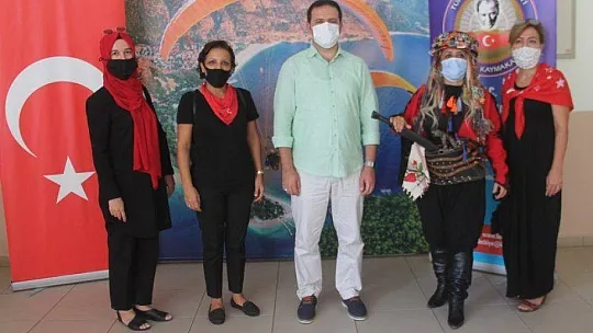 Kadın Efelerden Kaymakam Fırat'a ziyaret